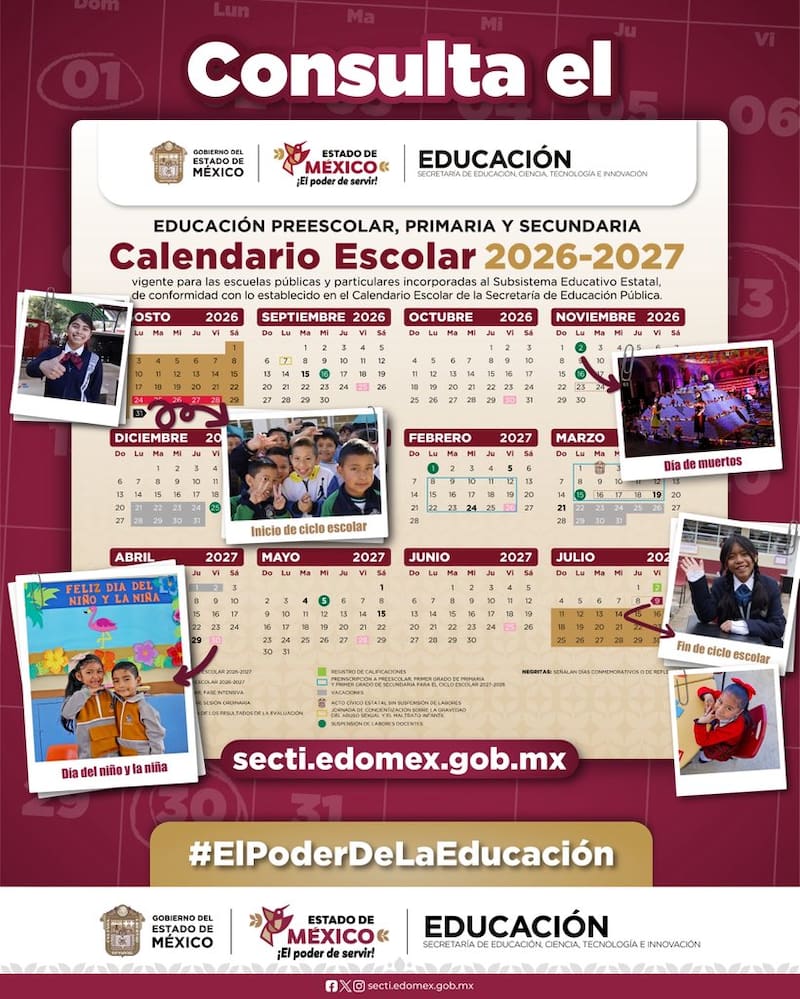 ¿Cuántos días descansarán los alumnos en total?