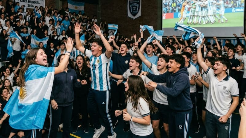Educación autorizó la transmisión de todos los partidos de la Selección en el Mundial para este grupo de alumnos.
