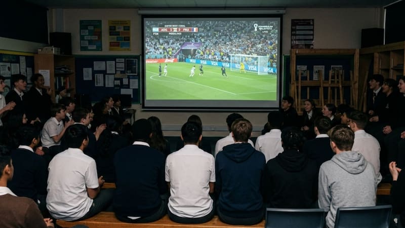 Educación autorizó la transmisión de todos los partidos de la Selección en el Mundial para este grupo de alumnos.