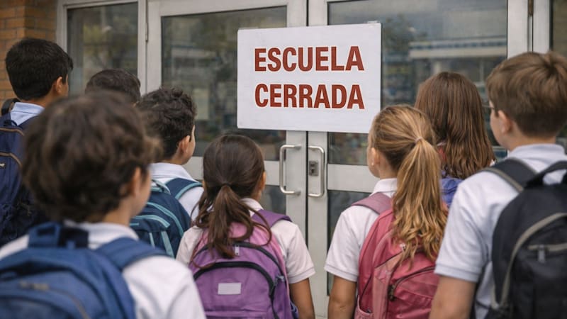 Educación ya lo confirmó | Todas las escuelas cerrarán por cuatro días y los alumnos de primaria y secundaria tendrán un fin de semana largo. Foto: ChatGPT