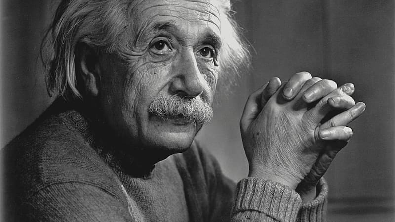 Albert Einstein y una frase sobre la ignorancia que invita a pensar. Foto archivo.