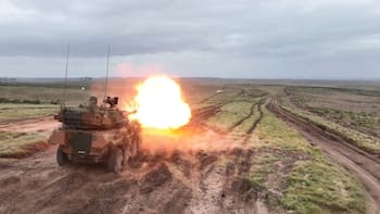 Blindados, tropas de élite y fuego real: así fue el histórico ejercicio militar conjunto de Argentina y Brasil