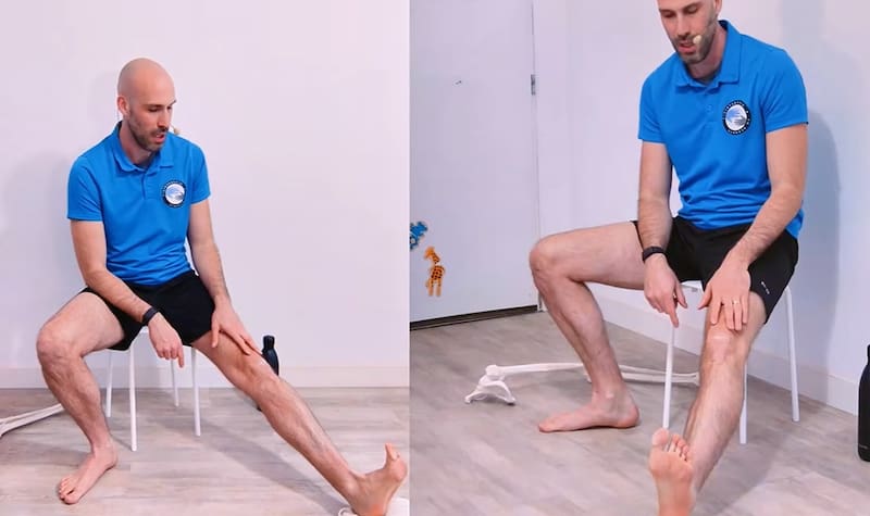 Ejercicios para fortalecer la rodilla.