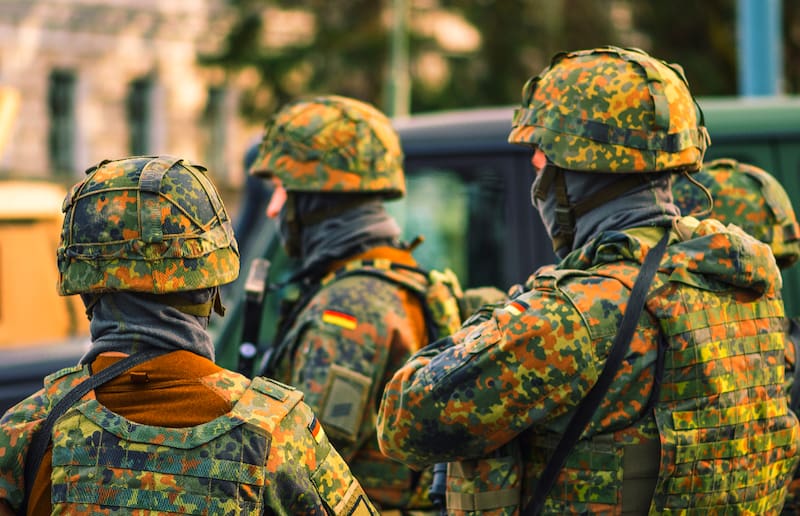 El ejercito alemán aumentará el gasto militar en más de un 70% y amenaza con dominar el mundo. Fuente: Archivo.