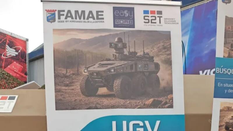 El Ejército de Chile lleva adelante pruebas y certificaciones del UGV Sköll. Foto (Zona Militar)