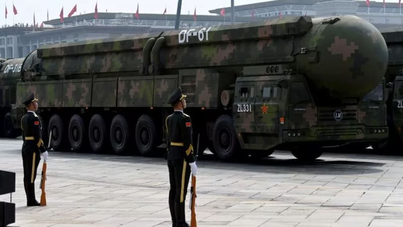 El desfile militar chino de principios de septiembre mostró una serie de tecnologías para transportar armas nucleares, entre otras.