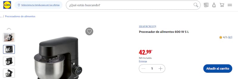 El aliado perfecto para los amantes de la cocina: este nuevo electrodoméstico 3 en 1 de Lidl procesa los alimentos rápido y fácil.