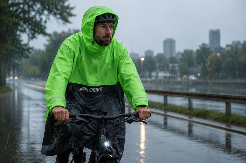 El aliado perfecto para los ciclistas se encuentra en Lidl: este poncho de lluvia protege contra el viento y agua.
