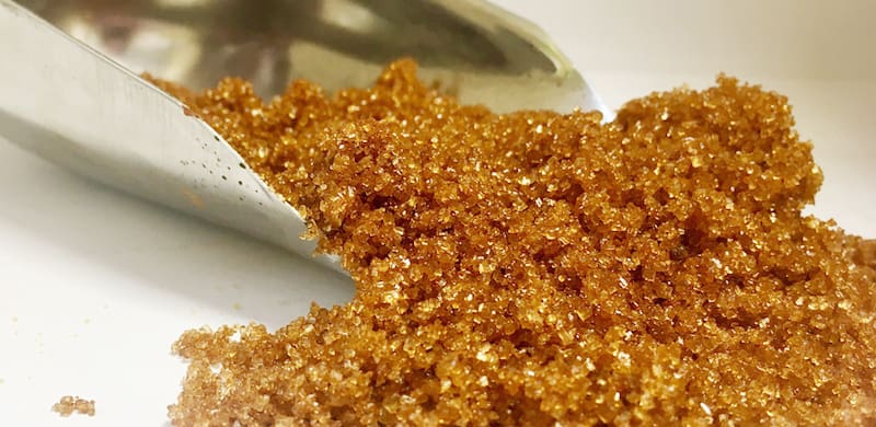 Azúcar morena. Fuente: Archivo.