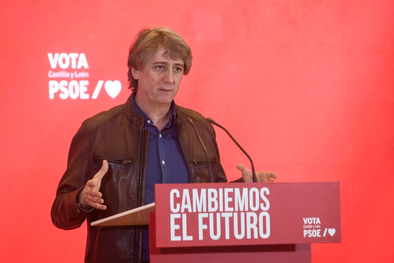 El candidato socialista a la presidencia de la Junta de Castilla y León, Carlos Martínez.