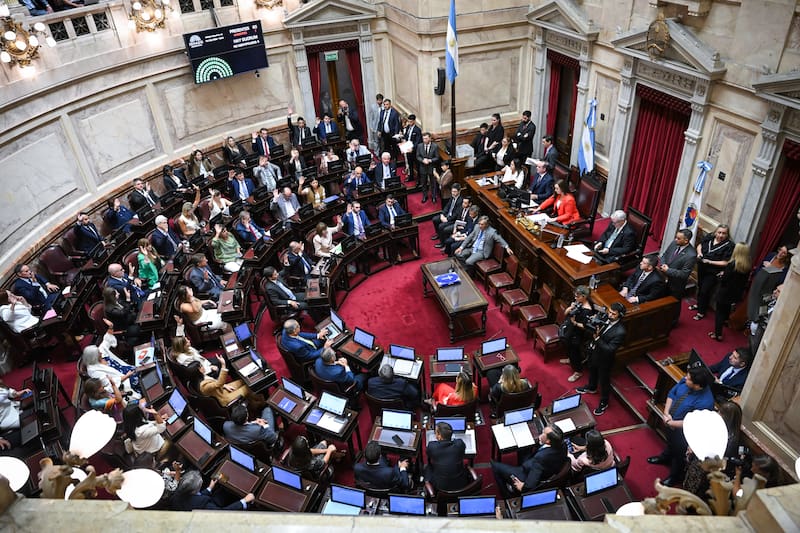 El Congreso de la Nación, sede de los debates legislativos que definirán la agenda del oficialismo en el Senado.