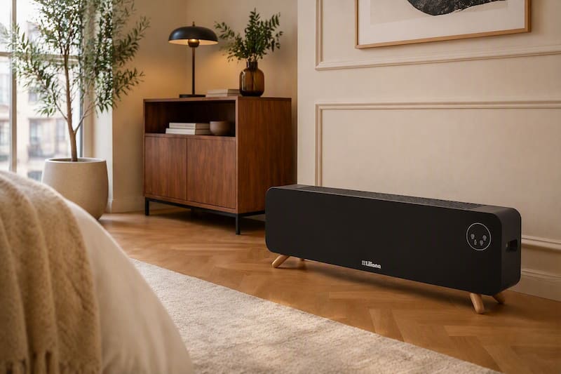 El convector radiador digital CN2400R mantiene una temperatura confortable.
