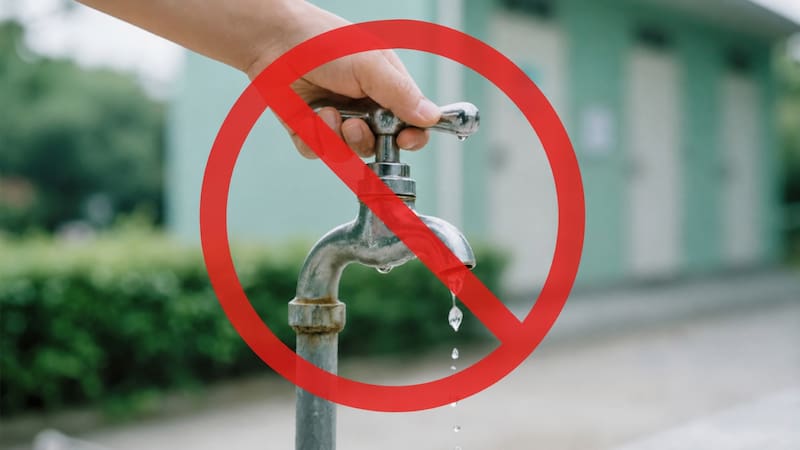 El corte de agua afectará durante aproximadamente 72 horas a distintos puntos del territorio nacional, por trabajos relacionados con el nuevo pozo “Rey Neza”.