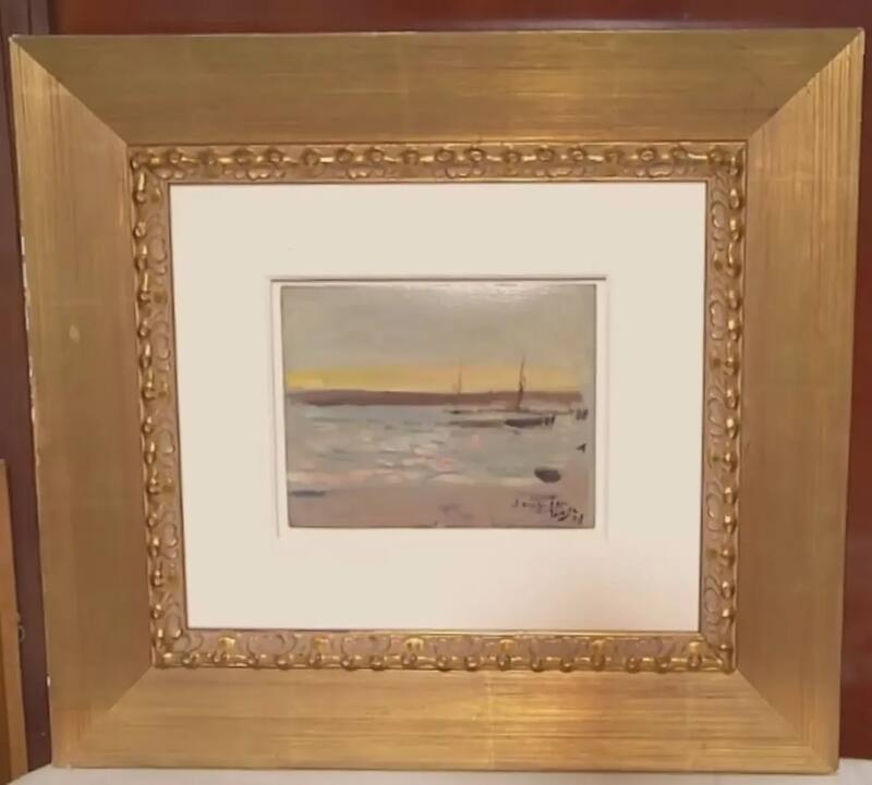 El cuadro de Joaquín Sorolla extraviado y devuelto por el murciano.