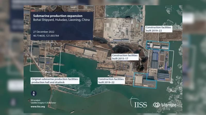 La Armada de China incorporará nuevos submarinos.