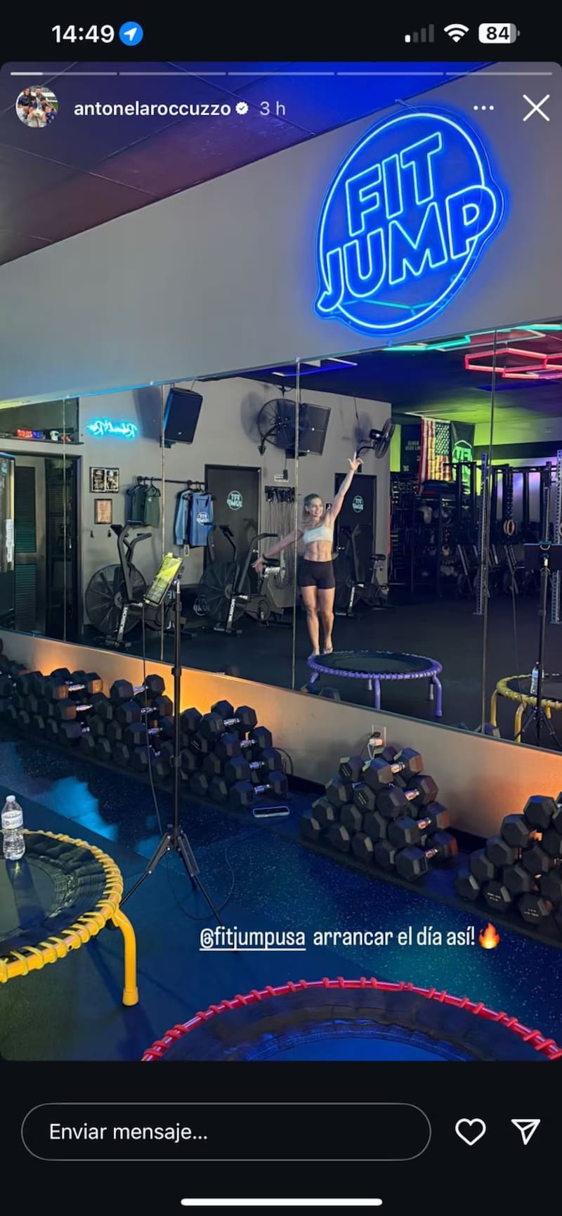 El entrenamiento de Antonela Roccuzzo para mantenerse espléndida a sus 38 años.