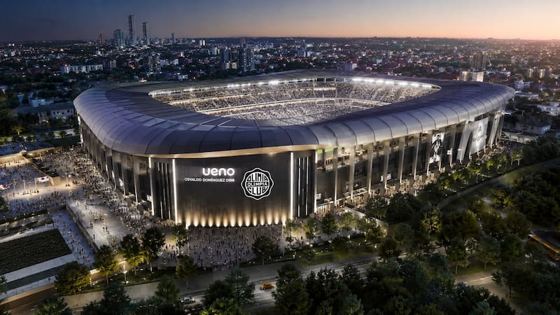 El escenario será el nuevo estadio ueno Osvaldo Domínguez Dibb, del Club Olimpia, en Asunción. (Foto: Imagen ilustrativa)