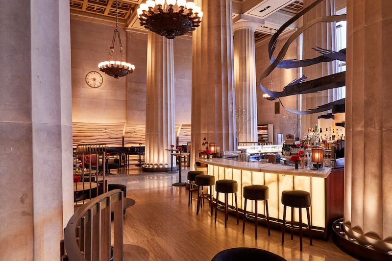 El estado actual de Nobu Tribeca, el primer restaurante de la cadena abierto en Nueva York.
