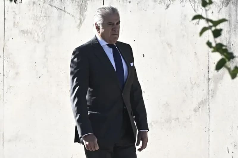 El extesorero del PP Luis Bárcenas , en la Audiencia Nacional este lunes.