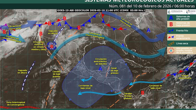 El fenómeno impactará principalmente al norte, centro y zonas serranas, donde se prevén heladas de hasta -5 °C, fuertes rachas de viento y lluvias aisladas.