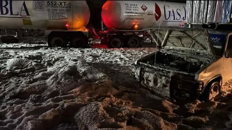 El fenómeno se registró en el Estado de México y sorprendió a decenas de conductores que circulaban por la zona.