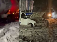 Advierten caos en la autopista más transitada del país por condiciones climáticas extremas: fuerte granizada dejó cientos de autos varados y paralizó la circulación en estas zonas