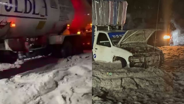 Advierten caos en la autopista más transitada del país por condiciones climáticas extremas: fuerte granizada dejó cientos de autos varados y paralizó la circulación en estas zonas