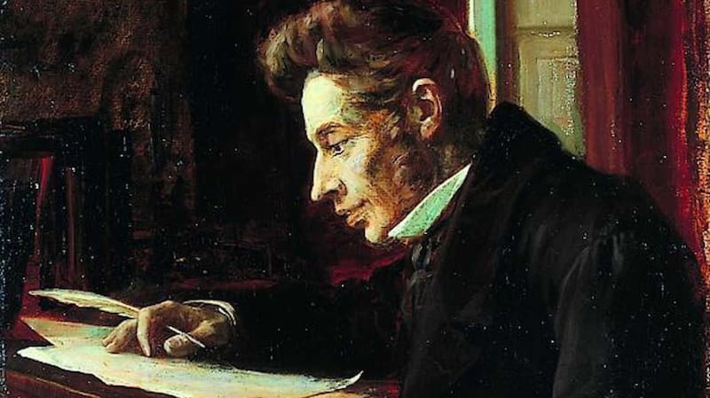 El filósofo nació y murió en Copenhague, Dinamarca. (Fuente: Pintura de Luplau Janssen)