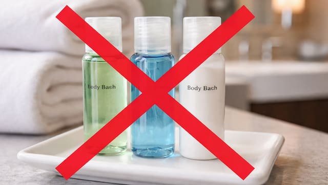 Adiós a las botellas de champú y gel en hoteles: a partir de ahora, un cambio total en las habitaciones