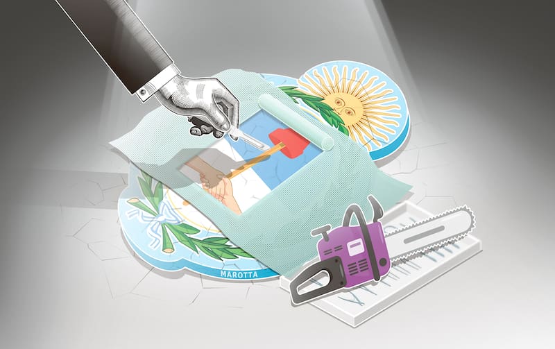 El gasto primario, expresado en dólares, habría caído u$s 38.000 millones entre 2023 y 2025