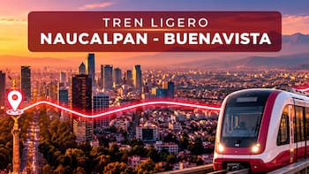 Anuncian proyecto de Tren ligero Buenavista - Naucalpan para Edomex: costará $15,160 millones de pesos y beneficiará a 192 mil pasajeros
