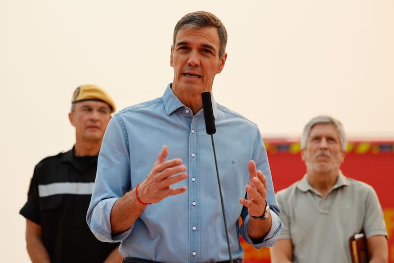 El Gobierno de Pedro Sánchez centraliza la gestión de los incendios que arrasan Madrid y Ávila