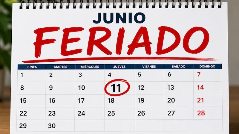 El Gobierno decretó nuevo feriado para este 11 de junio.