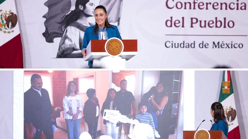 El Gobierno federal presentó nuevos avances del programa de vivienda durante la Mañanera del Pueblo.
