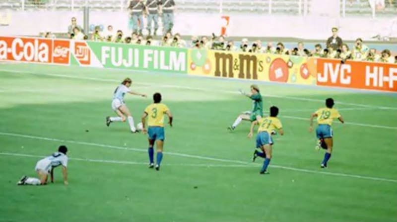 El gol de Caniggia a Brasil en 1990.