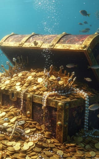 El hallazgo del siglo: el descubrimiento donde yacen decenas de toneladas de oro a 2000 metros bajo el mar y pertenece todo a una provincia