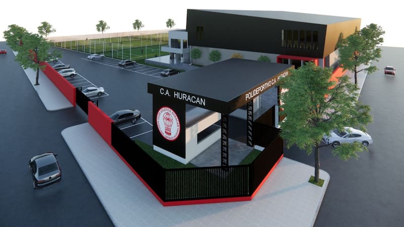 El impresionante predio que construye un equipo del fútbol argentino en CABA: seis canchas, microestadio y un colegio primario. Foto: Redes de Huracán