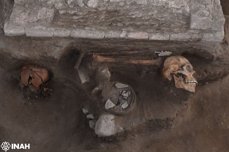 El INAH descubre altar y ofrendas a las afueras de la Zona Arqueológica de Tula, en Hidalgo