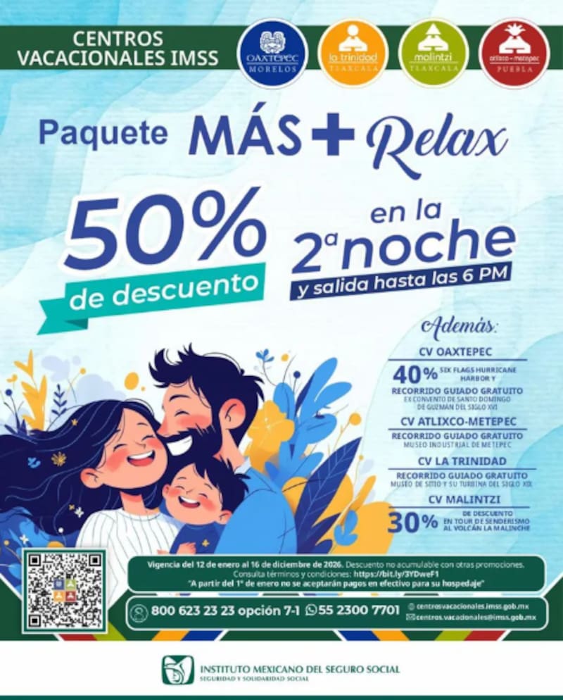 El Instituto confirmó un beneficio especial para afiliados durante el periodo vacacional. Quiénes pueden acceder y cómo aprovechar los descuentos disponibles.