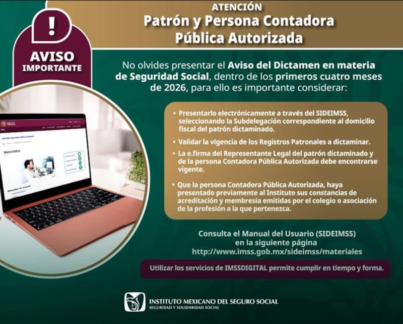 El Instituto Mexicano del Seguro Social recordó la importancia de este trámite clave para empresas. ¿Quiénes están obligados, para qué sirve y qué pasa si no se presenta?