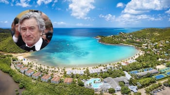 El megaproyecto de Robert De Niro que cambiará el Caribe: más de 160 hectáreas y 17 villas independientes