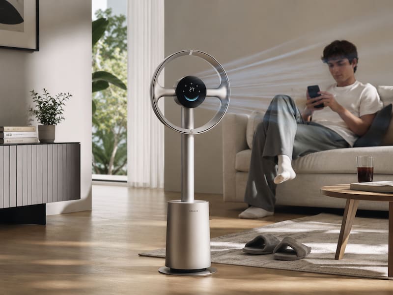 El MF10, el nuevo modelo que reemplaza a los ventiladores convencionales.
