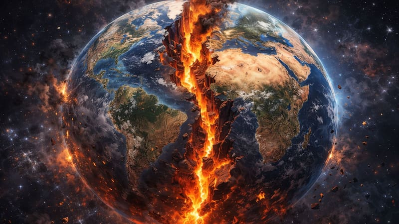 El mundo se está partiendo en dos: nace un nuevo continente y el planeta ya no será como lo conocemos
Fuente: IA