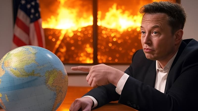 Elon Musk advierte que la IA desbocada puede ser un riesgo para la humanidad.
