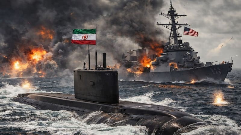 El nuevo submarino ruso de Irán que ya está a disposición de la Armada y hace temer a Estados Unidos. Foto: ChatGPT