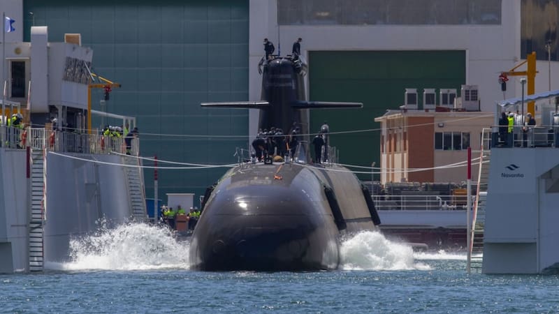 El nuevo submarino se prepara para reforzar a la Armada: fue construido en el país y es el orgullo nacional. Foto: Ministerio de Defensa