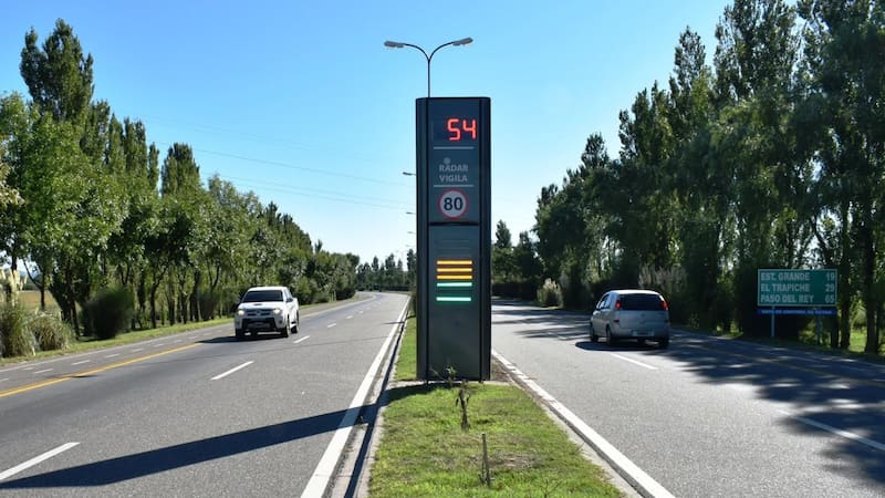 El nuevo truco para saber en dónde está cada radar de velocidad al manejar. Foto: Gobierno San Luis
