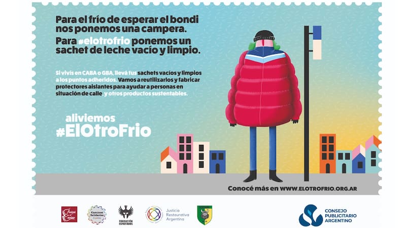 Con la llegada del invierno, el Consejo Publicitario Argentino, en articulación con diferentes organizaciones de la sociedad civil, y la colaboración de distintas empresas, convoca a sumarse a #ElOtroFrio2026.
