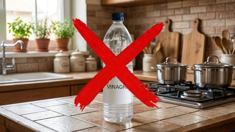 El peligro oculto del vinagre: las superficies y mezclas que jamás debés combinar en casa