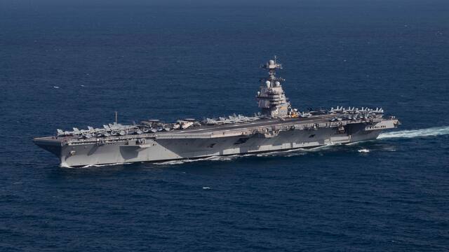 El portaaviones más poderoso de los Estados Unidos supera su límite y enciende todas las alarmas: “Nos están llevando al límite”